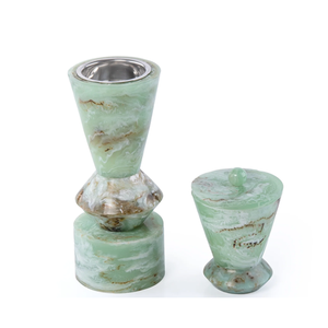 Price Resin Bakhoor Burner Arabic Elegant Modern Stylish Design Marble Texture <b>Incense</b> Burner Eco-Friendly Handmade <b>Oud</b> Box Home - Product Image 2