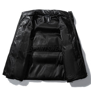 Chaquetas acolchadas gruesas de diseño elegante para hombre, deportivas, con cuello alto, cómodas, cálidas y con estilo. - Product Image 3