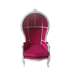 Chaises de trône de roi de vente chaude avec l'auvent bonnes chaises de trône à dossier haut de qualité pour les meubles d'hôtel et de mariage - Product Image 4