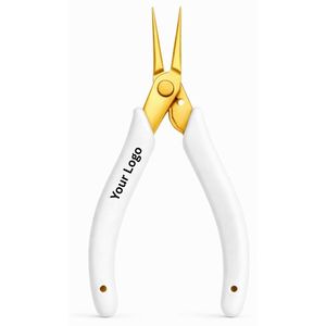 Xuron 450BN Precision Bent Nose Pliers Pink Handle Jewelry <b>Craft</b> <b>Wire</b> Tool OEM Custom Logo Factory Supply - Product Image 5