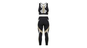 New Arrival Women's Yoga Sets Mid Waist Reversible Breathable Lightweight 2-Piece Leggings Bra High Quality Seamless Trending - Product Image 2