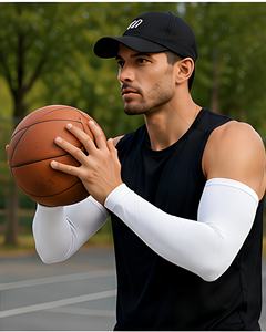 Mangas de compresión unisex de secado rápido y larga duración para voleibol, ciclismo, senderismo, protección UV, ecológicas. - Product Image 1