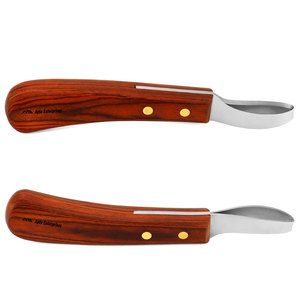 Premium Stainless Steel Hoof Knife Ergonomic Handle Loop Design Reusable Professional Farrier Equipment for Horses - Product Image 2