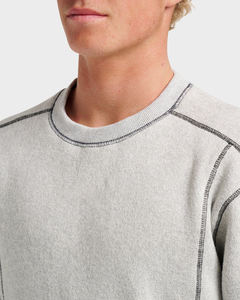 Premium Men's Striped Crew Neck Knit <b>Sweater</b> Soft Cotton Blend Long Sleeve Winter Casual Pullover <b>Sweater</b> - Product Image 2