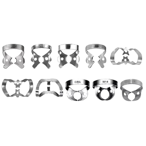 Premium Quality Dental Dam Clamps Upper Lower Surgical Grade Stainless Steel Autoclavable Rubber Dam Clamps CE ISO Certified - Product Image 5