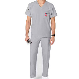 Tenues médicales extensibles Solid Trader pour une mobilité maximale lors de procédures médicales urgentes – Uniforme hospitalier de qualité - Product Image 1