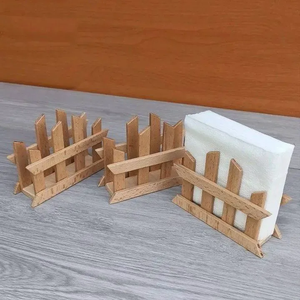 High Quality Handmade <b>Kitchen</b> And Table Use Wooden tissue <b>paper</b> holder - Product Image 3