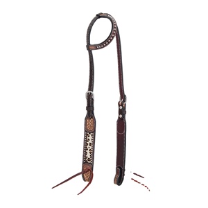Top Trendy 100% Cuir de vache Western One Headstall avec Crystal Work Top Fournisseur Indien Fabricant en Inde - Product Image 5