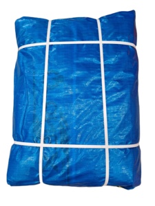 Bâche imperméable bleue de poids moyen pour usage extérieur, couleur unie, tissu non tissé - Product Image 4