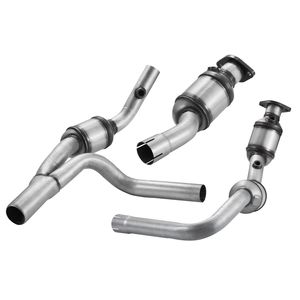 Set di 2 Convertitori Catalitici Anteriori Destri per Jeep Wrangler 3.8L V6 2007-2009, OE 50482, in Acciaio Inossidabile - Product Image 2