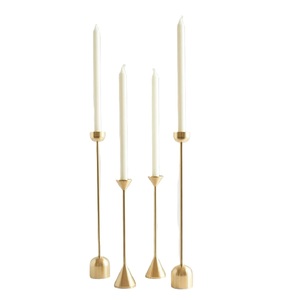 Best Selling Antique <b>Candlestick</b> <b>Holder</b> Indoor And Outdoor Home Decoration Metal Aluminum Pillar For Weddings & Party - Product Image 5