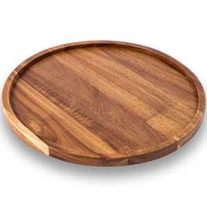 Handmade Wooden Charger Plate Crafted Premium Mango Wood Decorative Epoxy Resin Emerald Finish Classic Natural Wedding - Product Image 2