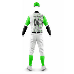 Polyester/Nylon Mesh <b>Baseball</b> Uniform Printed Wholesale Top Quality Summer All Season Uniform Kids Club Player Softball Uniform - Product Image 3