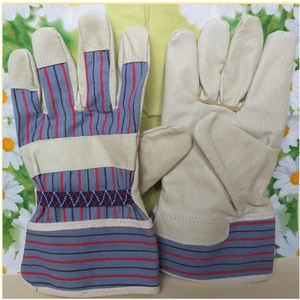 ถุงมือทำสวนหนังวัว ป้องกันหนาม ระบายอากาศ ป้องกันการบาด ทนทานต่อการฉีกขาด ไม่มีส่วนผสมของซิลิโคน สำหรับงานหนัก ตัดแต่งกิ่ง - Product Image 3