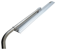 Lampes à mât haut AC LED Zone2 85 de 2 et 4 pieds, étanches IP67, 4833lm, type linéaire, 40W, 3000K/5000K, dimmables pour températures élevées
