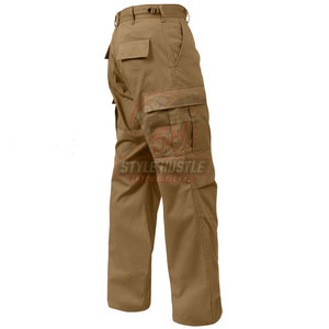 Pantalones Cargo para Hombre a la Moda, Pantalones Cargo Ajustados, Cómodos, Transpirables, Lavados, Pantalones Cargo Casuales para Hombre - Product Image 2