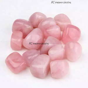Quartz rose hautement poli pierres dégringolées personnalisé naturel Feng Shui pierre de guérison puces Offre Spéciale cristal pour la méditation - Product Image 4