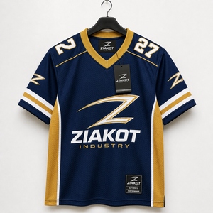ขายส่งโดยตรงจาก ZIAKOT INDUSTRY เสื้อฟุตบอลแท้สีขาวแบบตาข่ายสั่งทำพิเศษ - Product Image 6