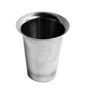 Wide Flared Rim Stainless Steel Glass Conical Water Tumbler Unique Shape Metal Lassi Cup Ice Cream Juice Drinking Glassware - Product Image 3