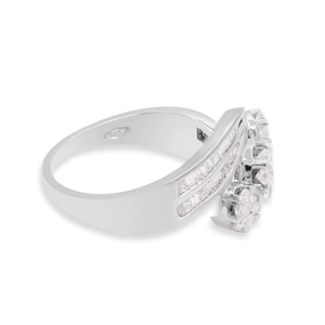 Anillos de Boda Clásicos y Anillos de Fiesta para Mujer, con Diamantes Engastados en Pavé, Certificados por IGI, en Oro Blanco de 18K - Product Image 6