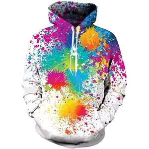 QZFSO Sweat à capuche personnalisé en nylon 100% écologique, couleur kaki unie, pour l'hiver, avec poche avant, léger, coupe-vent, pull-over pour l'extérieur - Product Image 2