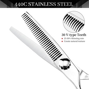7.0 Inch New Fashion Design Beauty Barber salon <b>Scissors</b> Flat <b>Scissors</b> Tooth Hair <b>Scissors</b> - Product Image 5