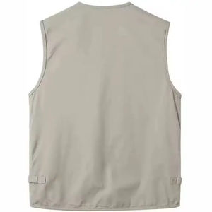 Chaleco Cargo de Alta Calidad de Secado Rápido para Hombre, Ropa de Abrigo de Otoño e Invierno, Transpirable, Estilo Urbano, Tela de Lona - Product Image 3
