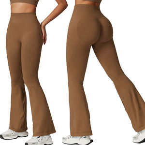 Leggings de Cintura Alta sin Costuras para Mujer, Marca Privada Personalizada, para Gimnasio, Yoga y Fitness - Product Image 1