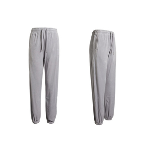 Pantalon de survêtement en molleton pour homme, coupe droite et ample, style streetwear décontracté en coton, collection 2026 – Vente en gros de haute qualité - Product Image 1