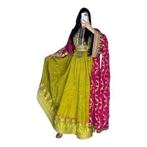 New Designs Afghani Kuchi Party Latest Afghani <b>Dress</b> Women Heavy Embroidery Wedding Party Wear & Casual <b>Dresses</b> For Women Girls - Product Image 1