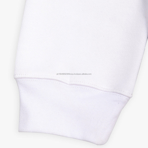 OEM venta al por mayor personalizado hombres pulóver sudaderas con capucha de color sólido 100 algodón sudadera Puff cuello redondo impreso sudaderas con capucha - Product Image 6