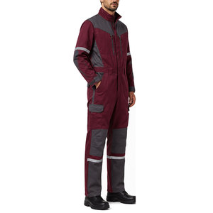 Combinaison de travail personnalisée avec poches utilitaires, manches longues, uniforme de travail pour les métiers de l'usine, de l'automobile et de la maintenance - Product Image 4
