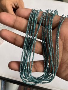 Cuentas Facetadas de Diamante Azul Natural, Certificadas por IGI, para la Elaboración de Joyas - Product Image 2