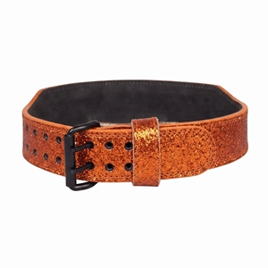 Cinturón de Cuero Genuino Personalizado para Hombre, Cinturón de Cuero con Brillo para Levantamiento de Pesas, Cinturones de Cuero con Brillo Resistentes para Powerlifting, Cinturón de Cuero Unisex para Gimnasio - Product Image 5
