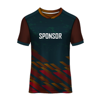 T-shirt uni en polyester et élasthanne, personnalisable par sublimation, impression numérique de logo, grandes tailles, pour hommes.