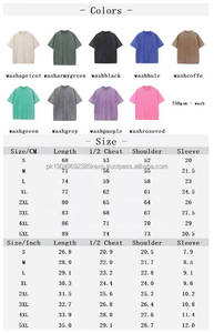 Hommes Street Wear coton t-shirt personnalisé 230 GSM Vintage lavage à l'acide t-shirt poids lourd surdimensionné blanc t-shirts pour de haute qualité - Product Image 2