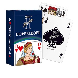 Premium Plastic Doppelkopf Naipes Juego de cartas alemán para Set - Product Image 1
