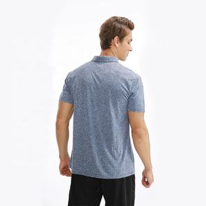 เสื้อโปโลแขนสั้นสำหรับเล่นกอล์ฟผ้าคอตตอน100% เสื้อโปโลคอสองชั้นระบายอากาศได้ดี - Product Image 3