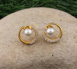 Natural <b>Pearl</b> Solid 925 Sterling Silver Handmade Luxury Vintage <b>Drop</b> <b>Earrings</b> for Wedding Anniversary Gift - Product Image 4