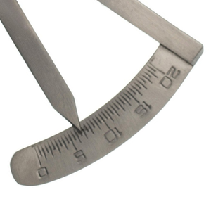 Calibrador Castroviejo de 3-1/4 Pulgadas, Graduado de 0-20 mm, Instrumento de Medición Dental, Herramienta de Precisión de Acero Inoxidable - Product Image 6