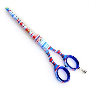 Tijeras profesionales de adelgazamiento del cabello de acero inoxidable, tijeras de salón multicolores para corte de pelo para salones de belleza y peluqueros - Product Image 3