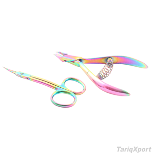 Coupe-ongles en acier inoxydable lisse et portable, ciseaux de beauté plats et tranchants pour ongles des mains, des pieds et des ongles épais - Product Image 2