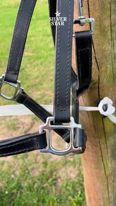 Cabestro para Caballo de Cuero Marrón Habanero de Primera Calidad, Trenzado a Mano, con Herrajes de Latón Resistentes y Ajustables, en Tamaños Full y Cob - Product Image 6