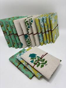 Handmade Printed Paper Fabric Cover Saddle <b>Stitching</b> Eco Friendly Notebook Journal Diary Sketchbook <b>Gift</b> Wholesale OEM Export - Product Image 4