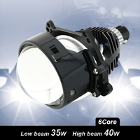 Kit de phares à lentille de projecteur BI-LED Plug & Play de nouvelle conception, projecteur LED super lumineux, compatible universellement avec 99% des modèles de véhicules
