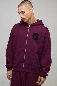 ผู้ผลิตเสื้อฮู้ดดี้ผ้าฝ้าย 100% ทรงโอเวอร์ไซส์ ปักลายฤดูหนาว แบบไม่มีลาย สำหรับทุกเพศ - Product Image 4