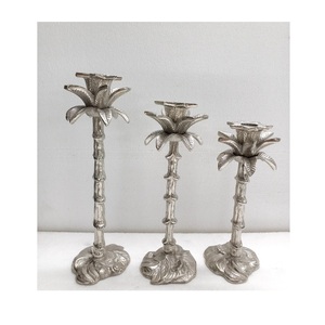 Finely crafted candle <b>stand</b> made from metal with lasting durability smooth surface and dependable support for daily decor - Product Image 3