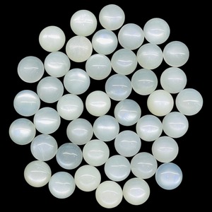 Cabujón Redondo de Piedra Lunar Natural de 11mm, Piedras Preciosas Sueltas de Piedra Lunar de Sri Lanka, Precio al por Mayor, Lote a Granel para Fabricación de Joyas - Product Image 4