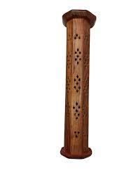 Support de tour d'encens artisanal en bois de santal indien, écologique, aromatique et de haute qualité pour la méditation à domicile - Product Image 4