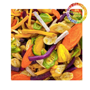 Crispy Baked Low-Fat Mixed Fruits and <b>Vegetables</b> Healthy Vegan Snack Wholesale Factory Direct Vietnam - Product Image 1